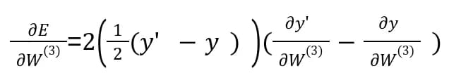 Applying chain rule.